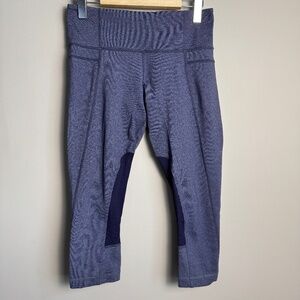 Lululemon Women's Athletic Performance Yoga Capri Legging Pants Purple 6 Running